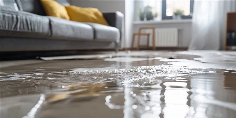 Miami home with flood damage after heavy rain